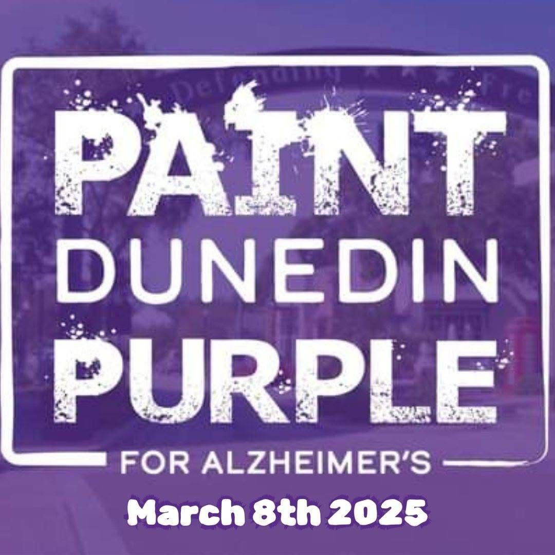 Paint Dunedin Purple at Happy\u2019s Bayou Bites