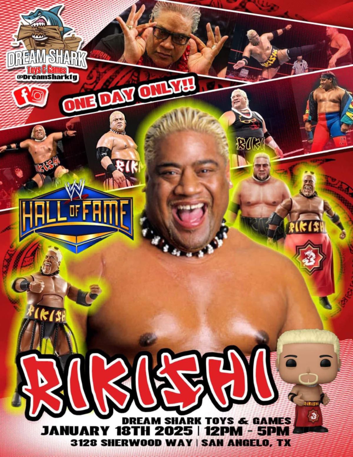 In Store Signing Event with WWE Hall of Famer Rikishi