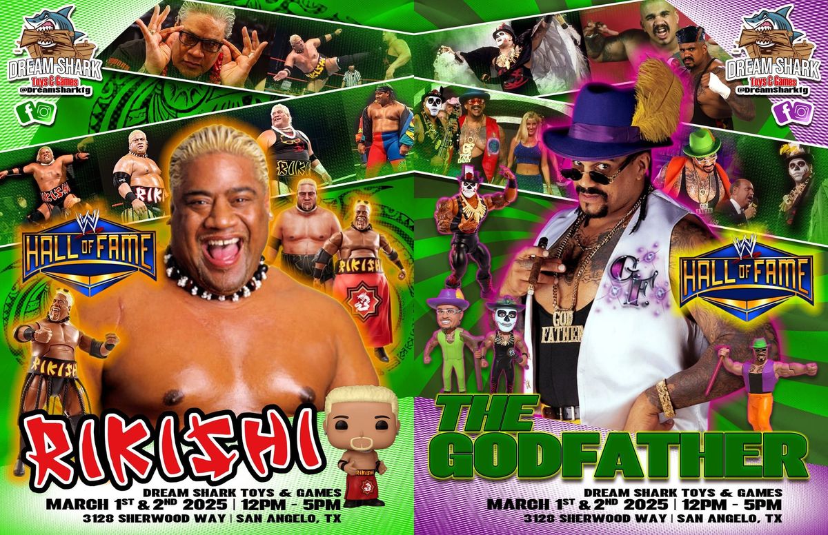 In Store Signing Event with WWE Hall of Famer Rikishi & The Godfather