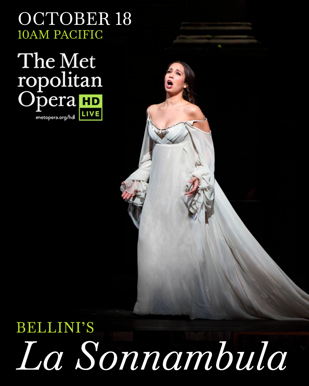 MET Opera - Bellini\u2019s La Sonnambula at Mahaiwe Performing Arts Center