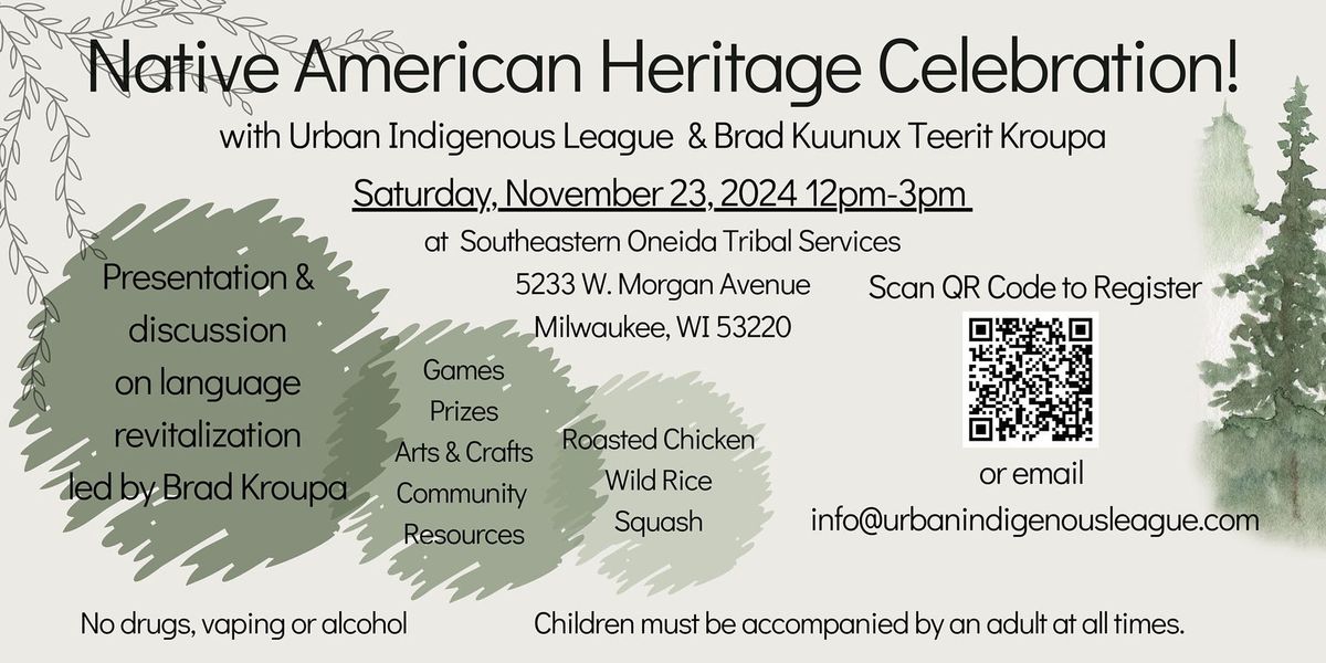 Native American Heritage Celebration!