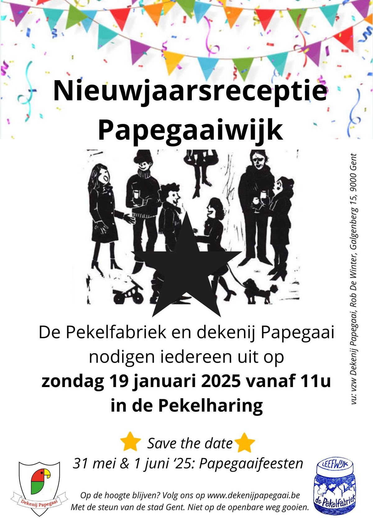 Nieuwjaarsreceptie Papegaaiwijk