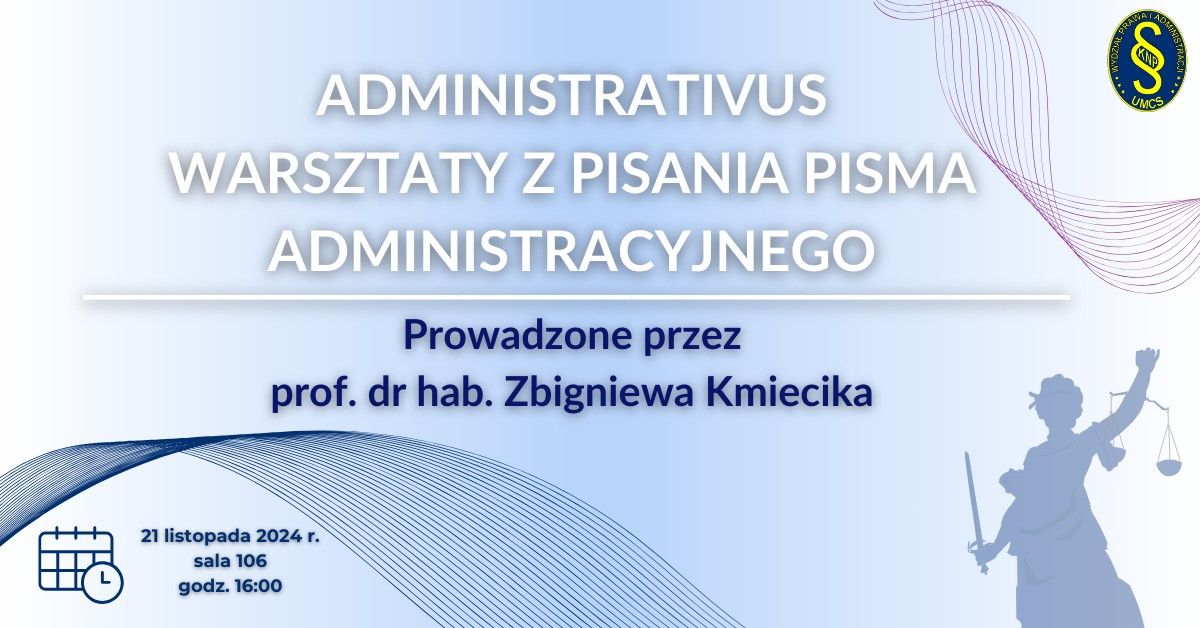 Warsztaty z pisania pisma administracyjnego 