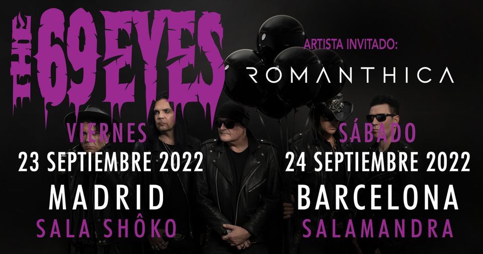 The 69 Eyes + Romanthica | Madrid