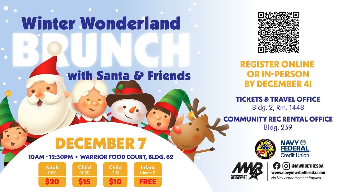 Winter Wonderland Brunch with Santa & Friends