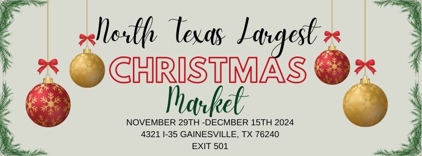 WE'RE BACK! North Texas Largest Christmas Market returns for 2024! 