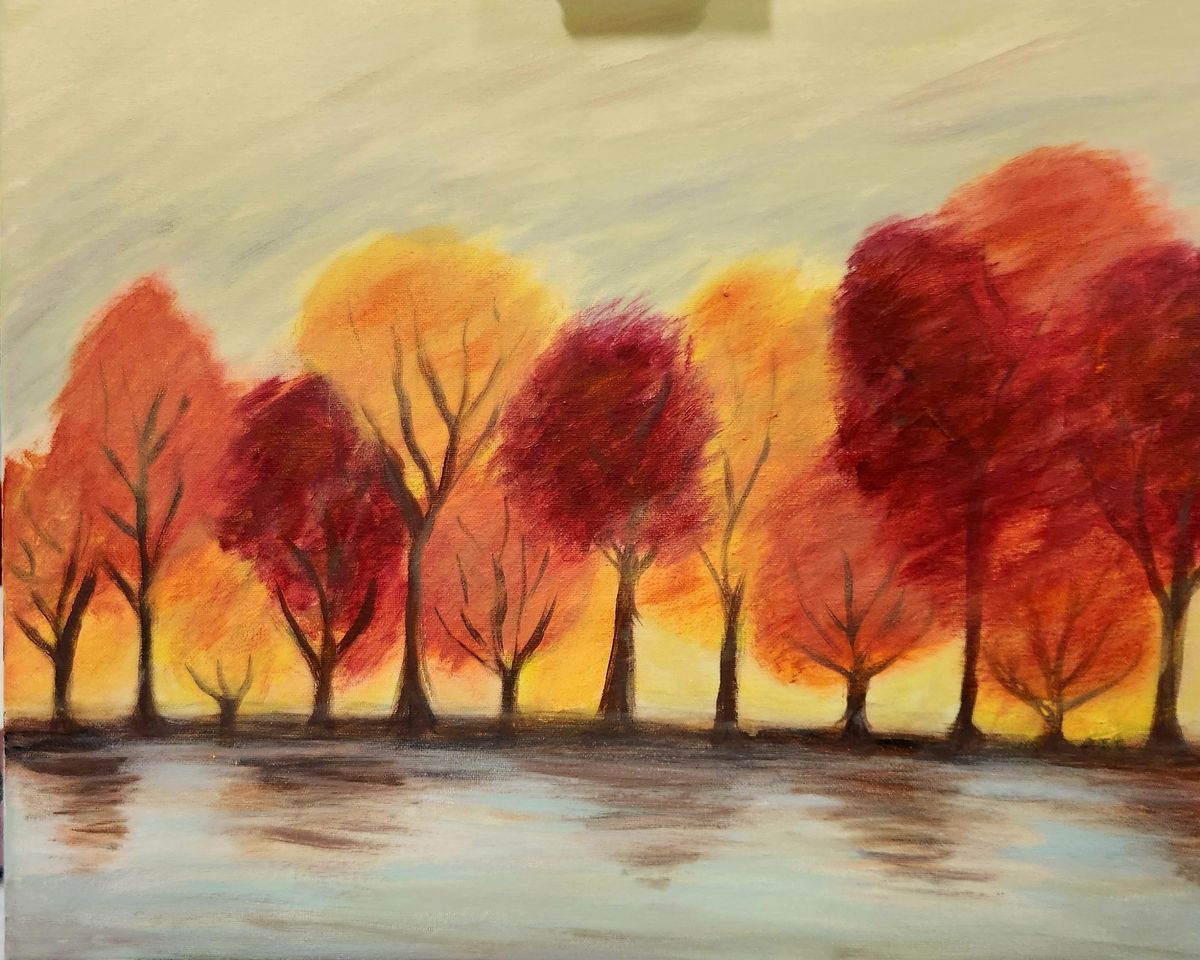 Brushes & Brews: Shades of Fall