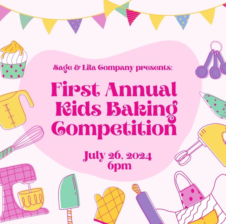 First Annual Kids Baking Competition 