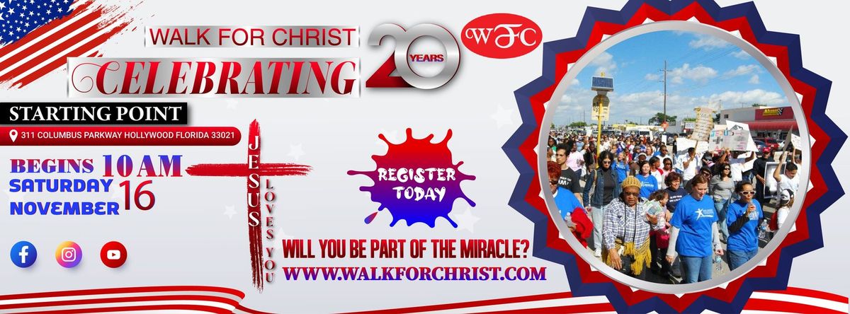 Walk For Christ 2024 He died for me Now I live for Him