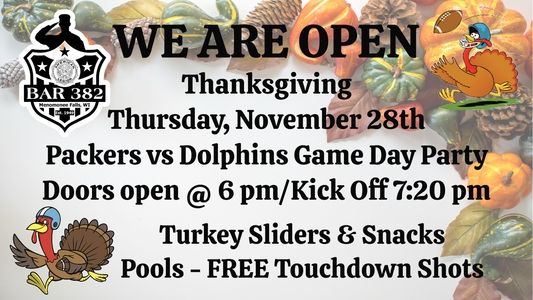 Thanksgiving Packer Game Day Party