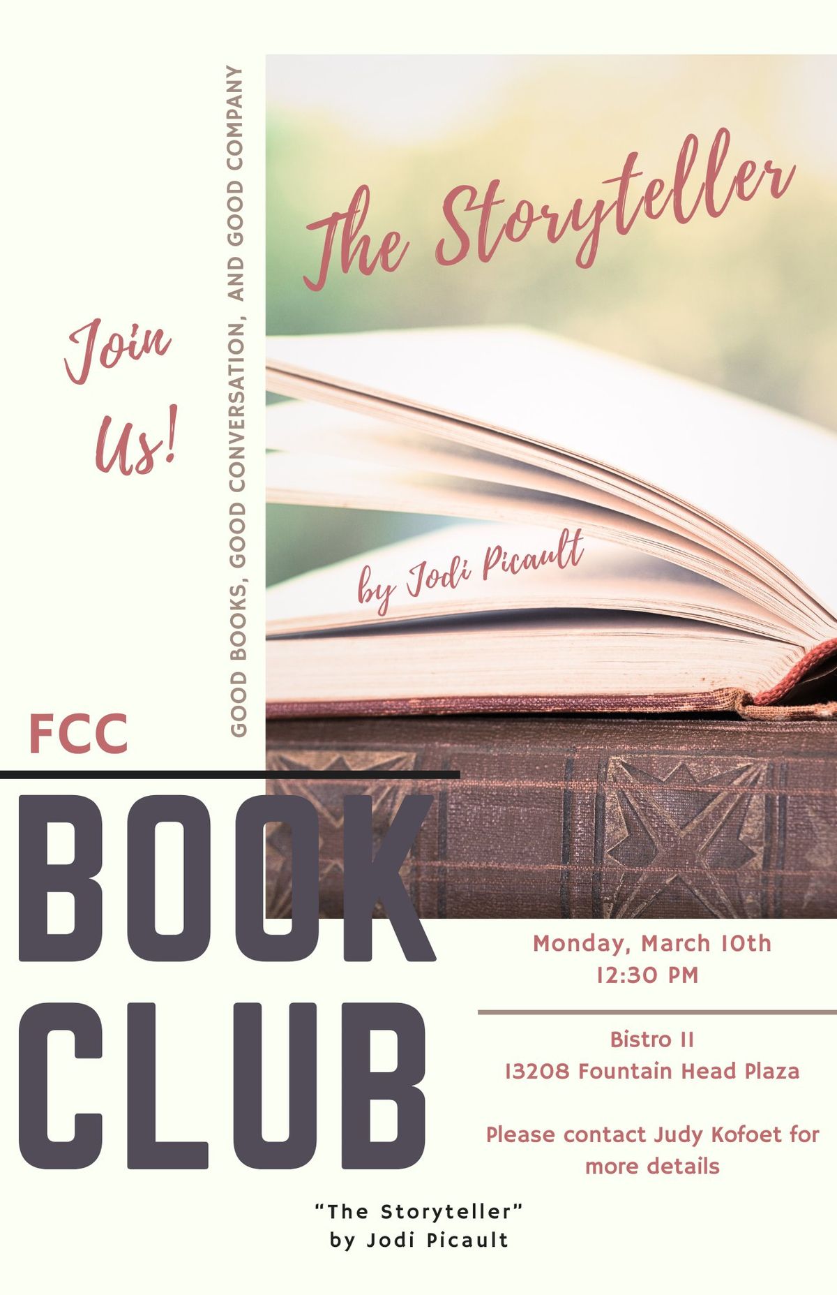 FCC Book Club - March