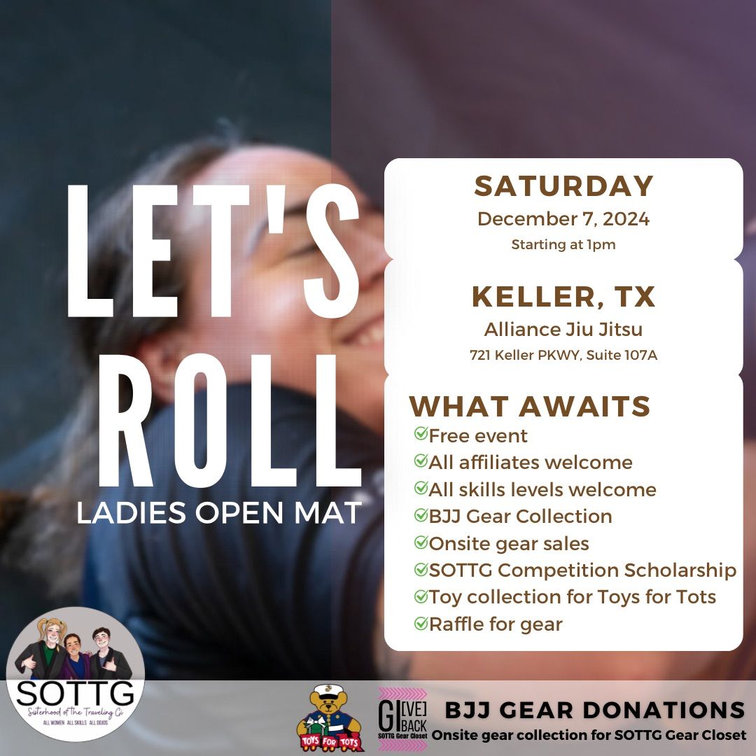 SOTTG Ladies Open Mat & Toy Drive @Keller Alliance 