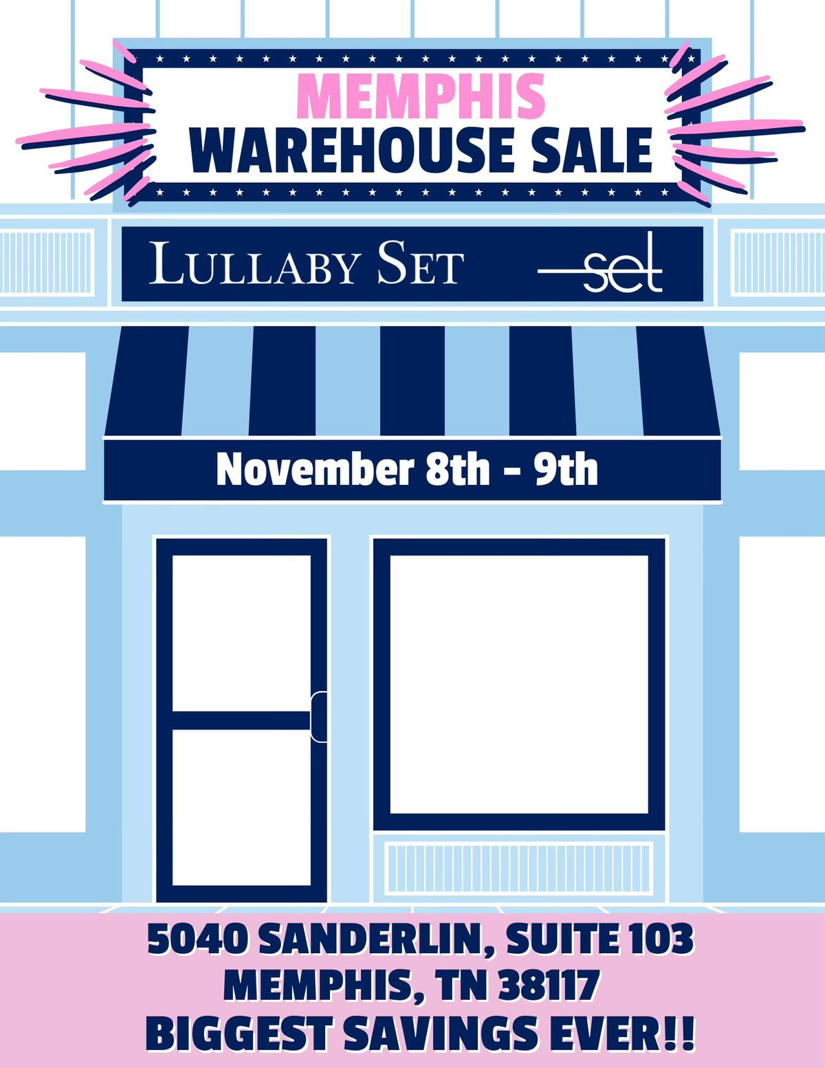 Memphis Warehouse Sale 