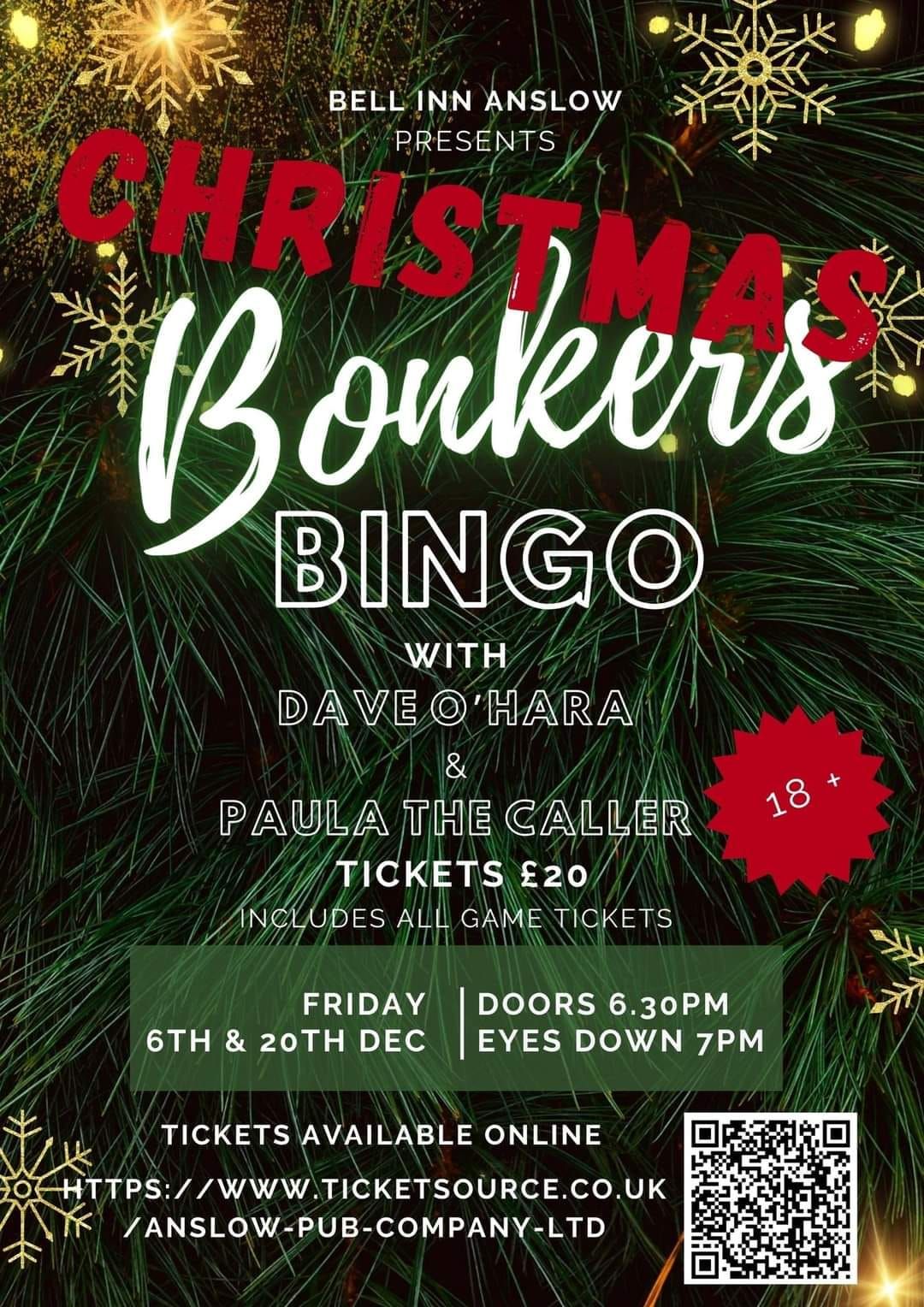 Christmas Bonkers Bingo