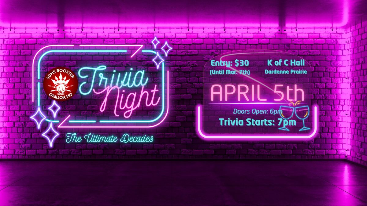 Trivia Night - The Ultimate Decades