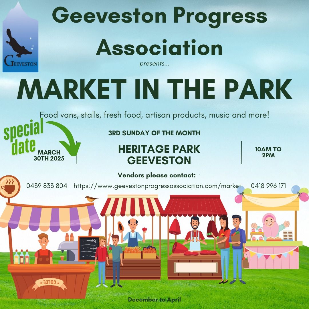 Market in the Park - Special March Date!