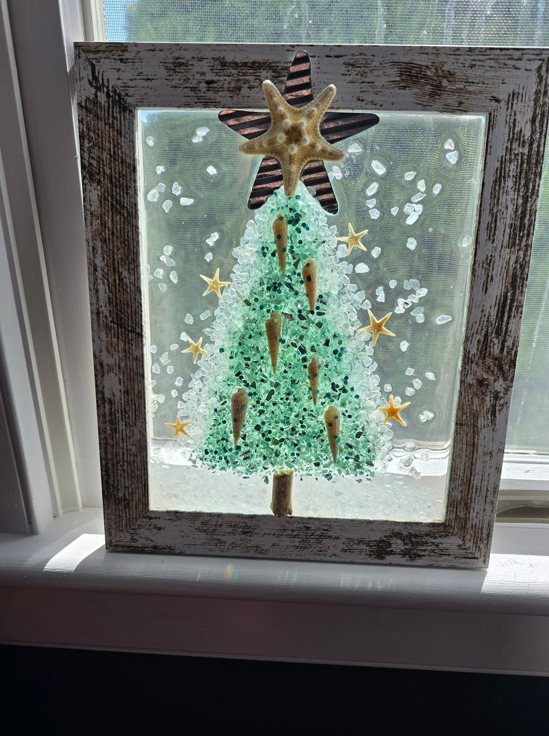 resin seascape or Christmas tree