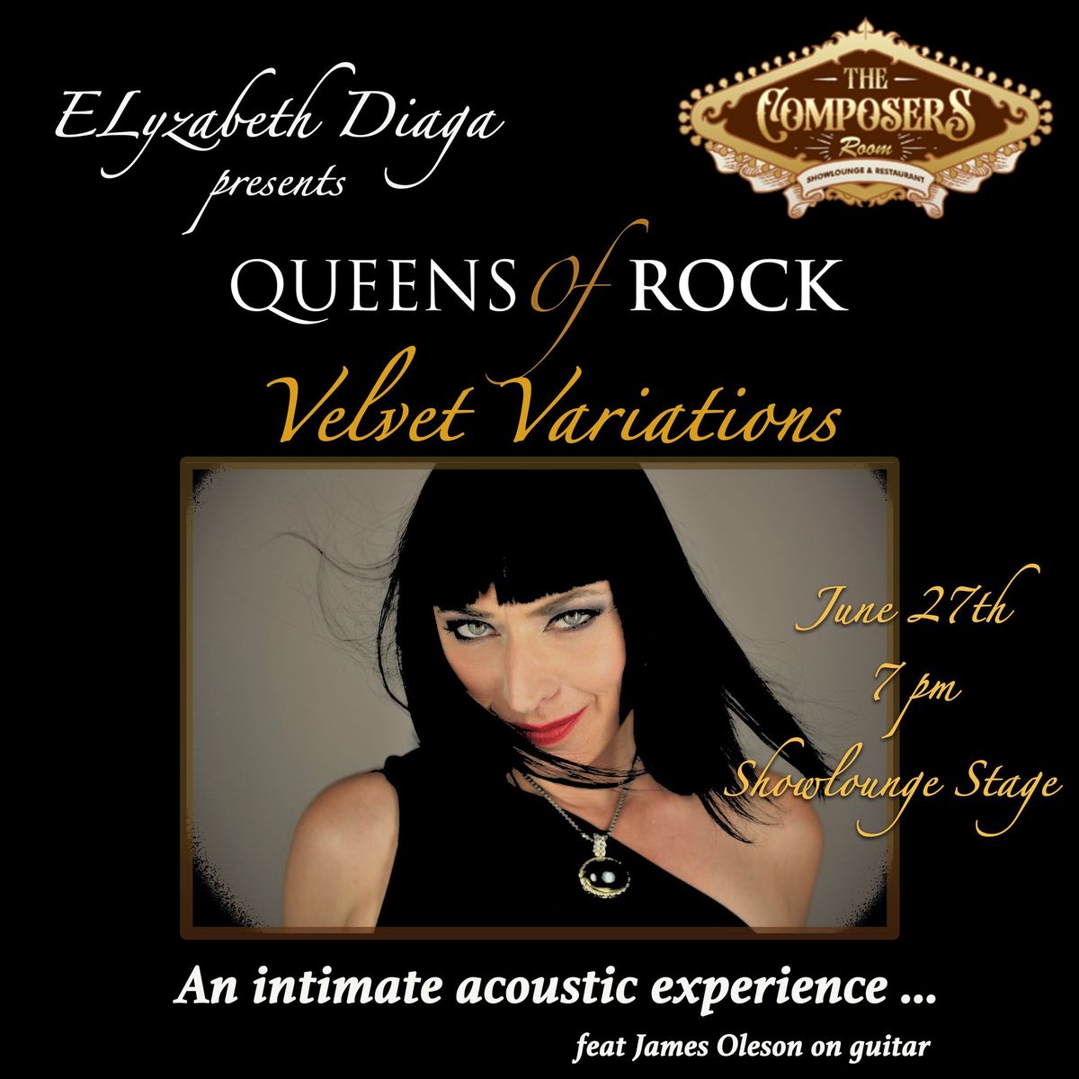 Elyzabeth  Diaga presents \u201cQueens of Rock, Velvet Variations\u201d
