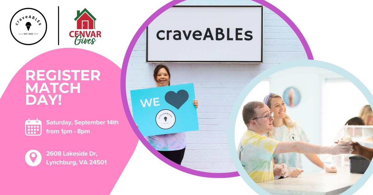 Register Match Day - CraveABLEs