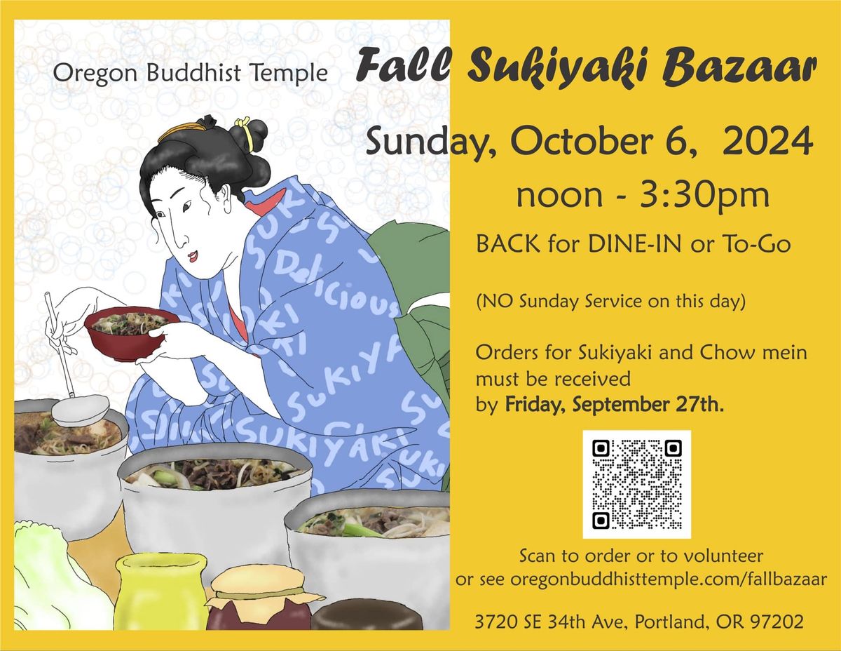 Fall Sukiyaki Bazaar