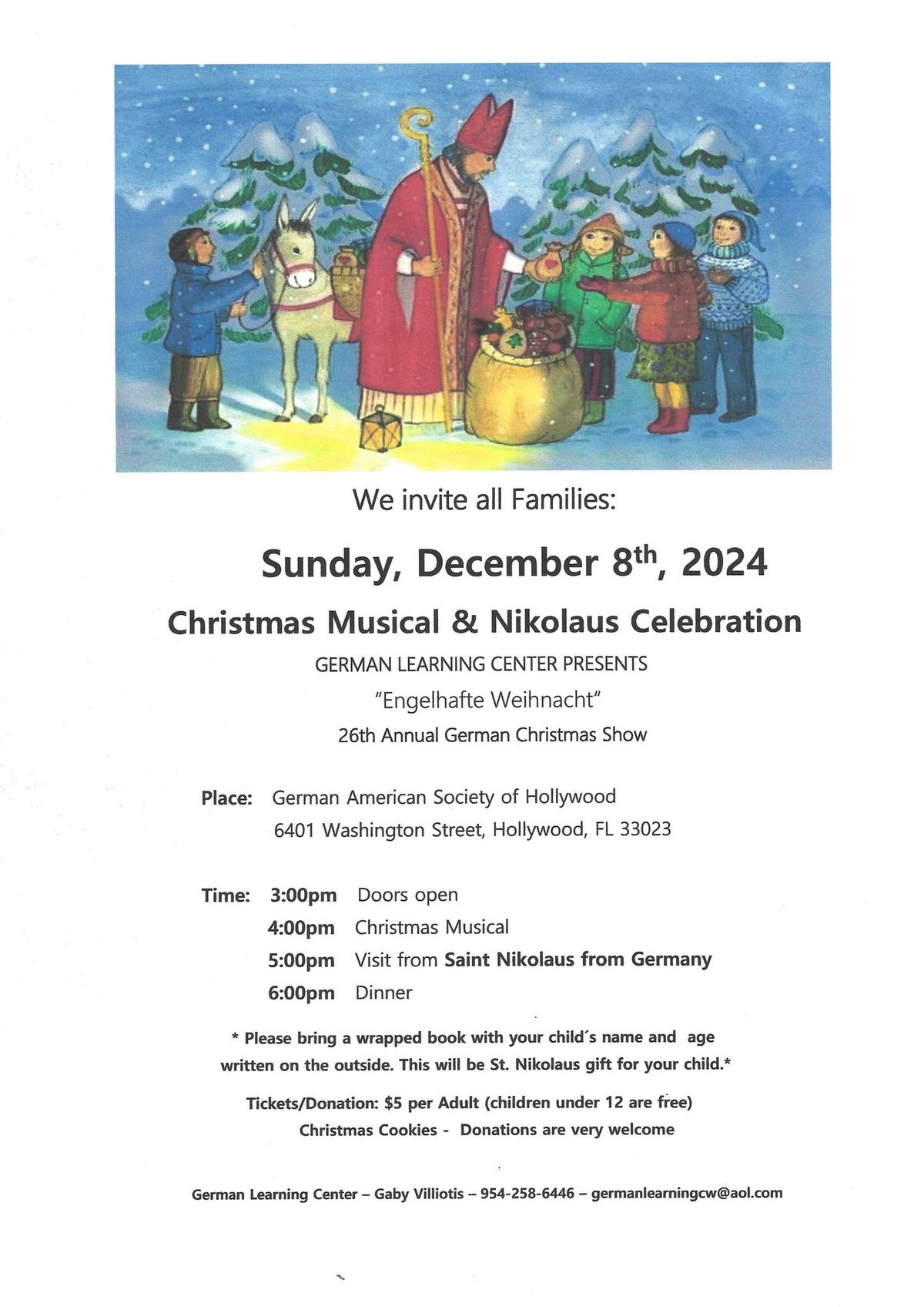 Christmas Musical and Nikolaus Celebration