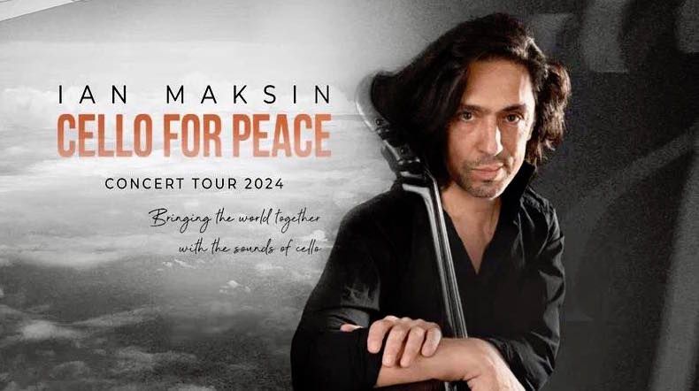 IAN MAKSIN in PHOENIX: Cello for Peace Tour 2024