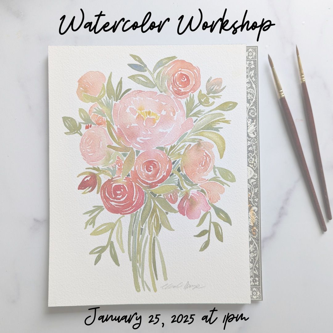 Learn to Watercolor Workshop with Claudia Savage