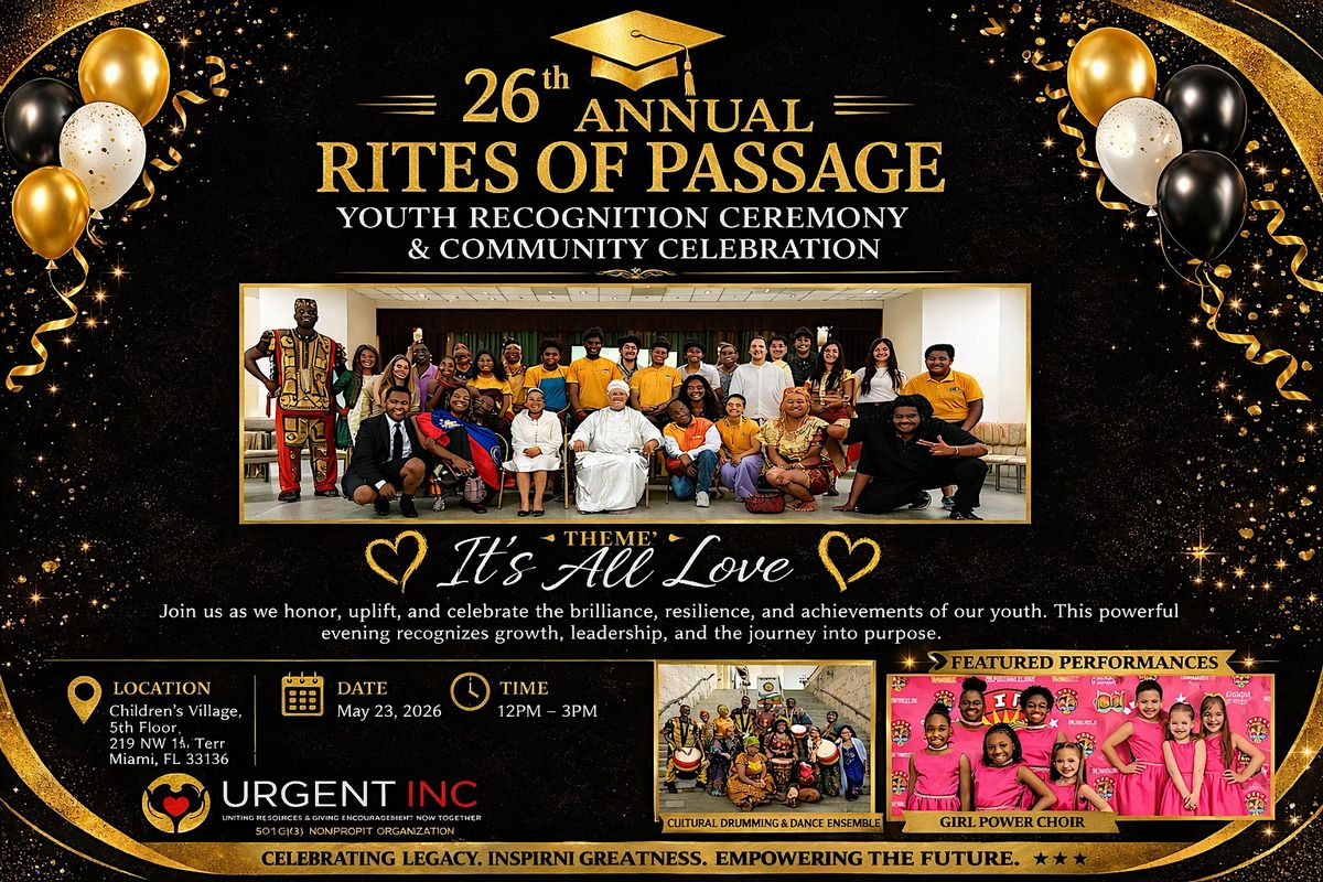 Rites of Passage Youth Recognition and Community Celebration