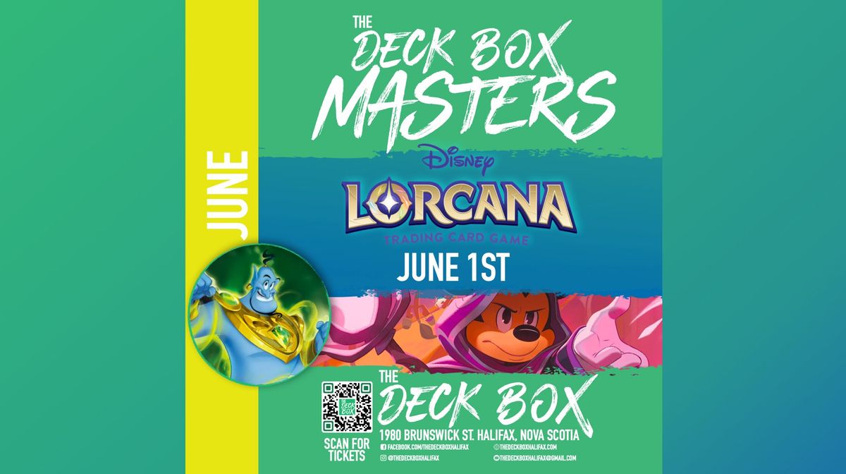 Lorcana Masters (Saturday June 1st @ 1:00pm)