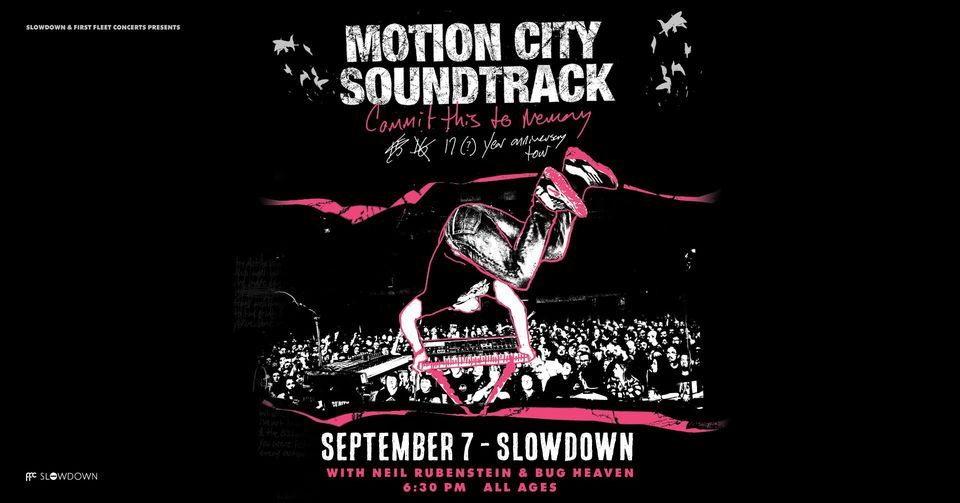 Motion City Soundtrack - Commit This To Memory 17 Year Anniversary Tour at Slowdown