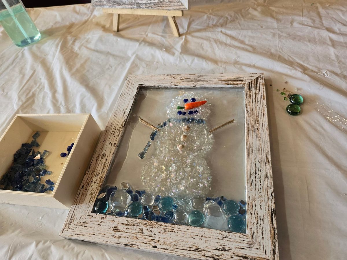 Christmas tree, snowman or  seascape resin class