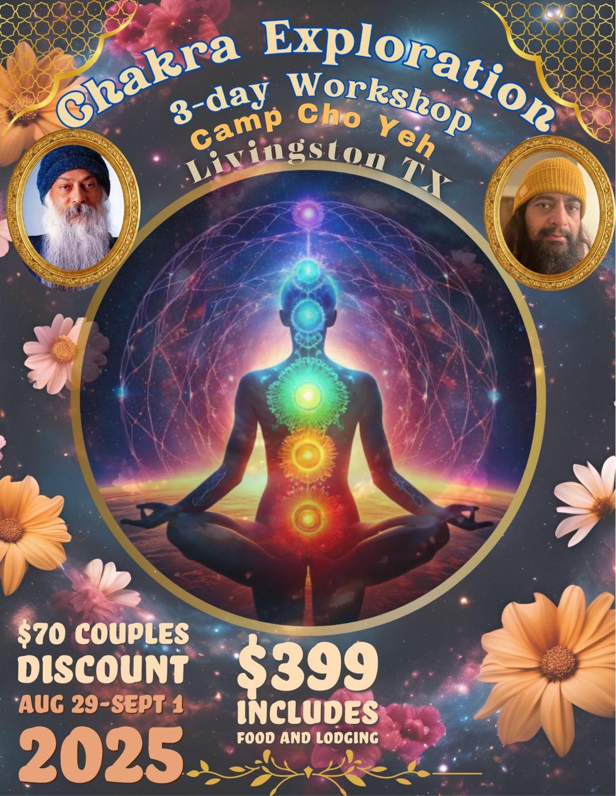 Chakra Exploration 3- Day workshop with Atmo based on Osho's teachings