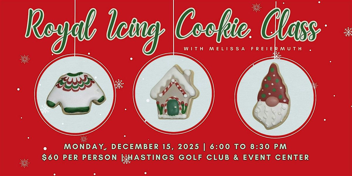 Christmas Royal Icing Cookie Decorating Class