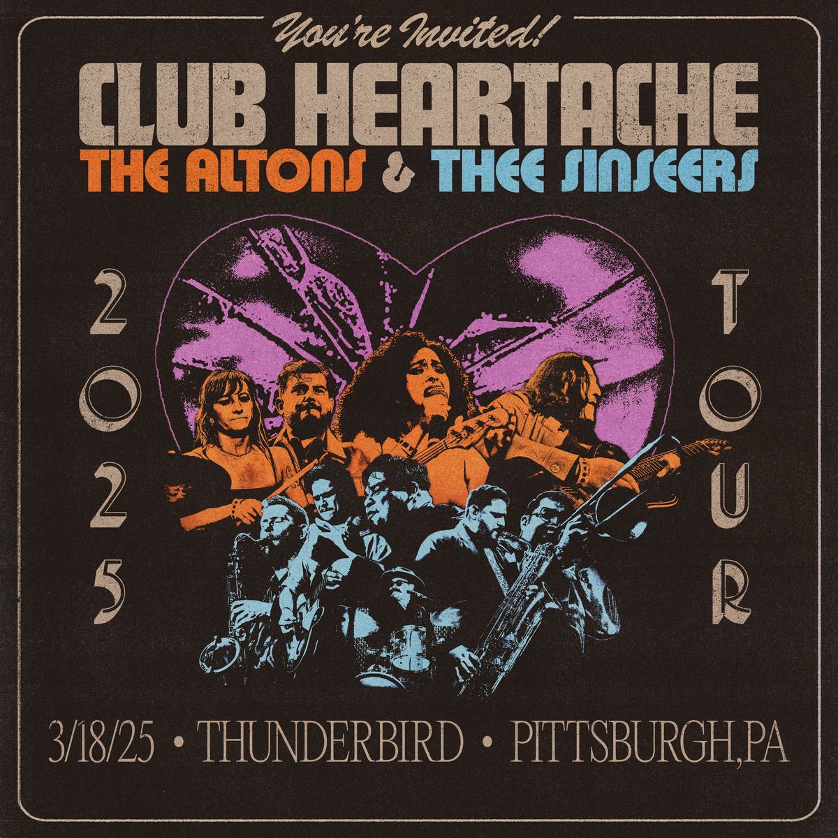 The Altons & Thee Sinseers: Club Heartache Tour