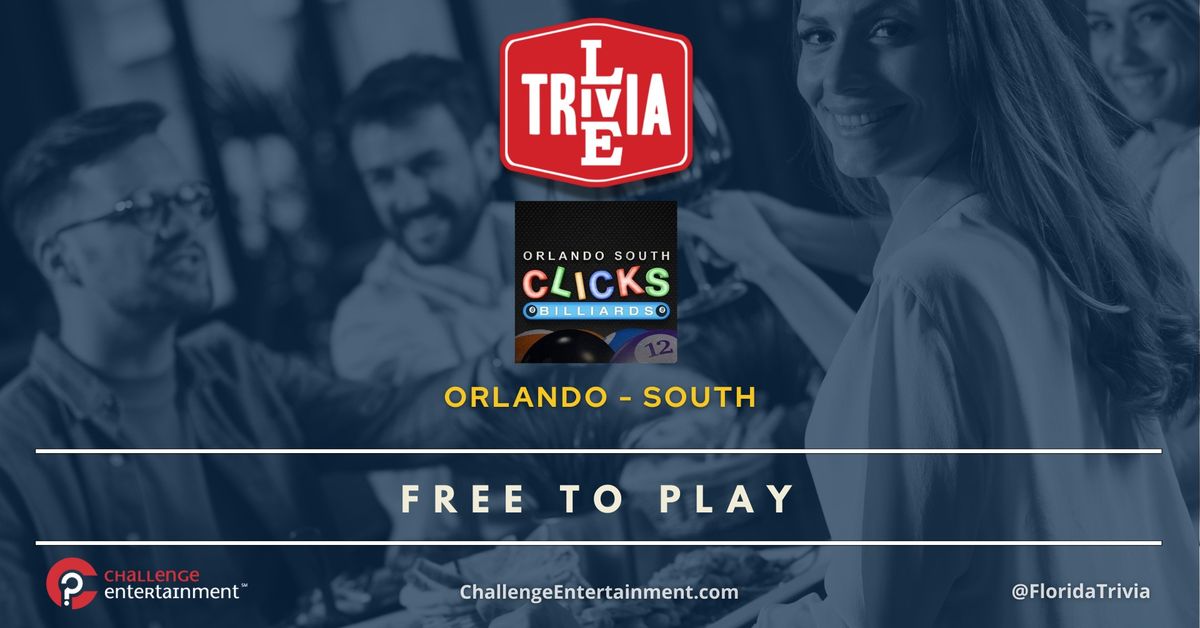 Live Trivia Nights at Clicks Billiards