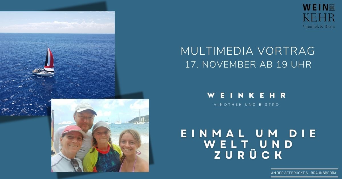 Multimedia Vortrag "Einmal Welt und zur\u00fcck."