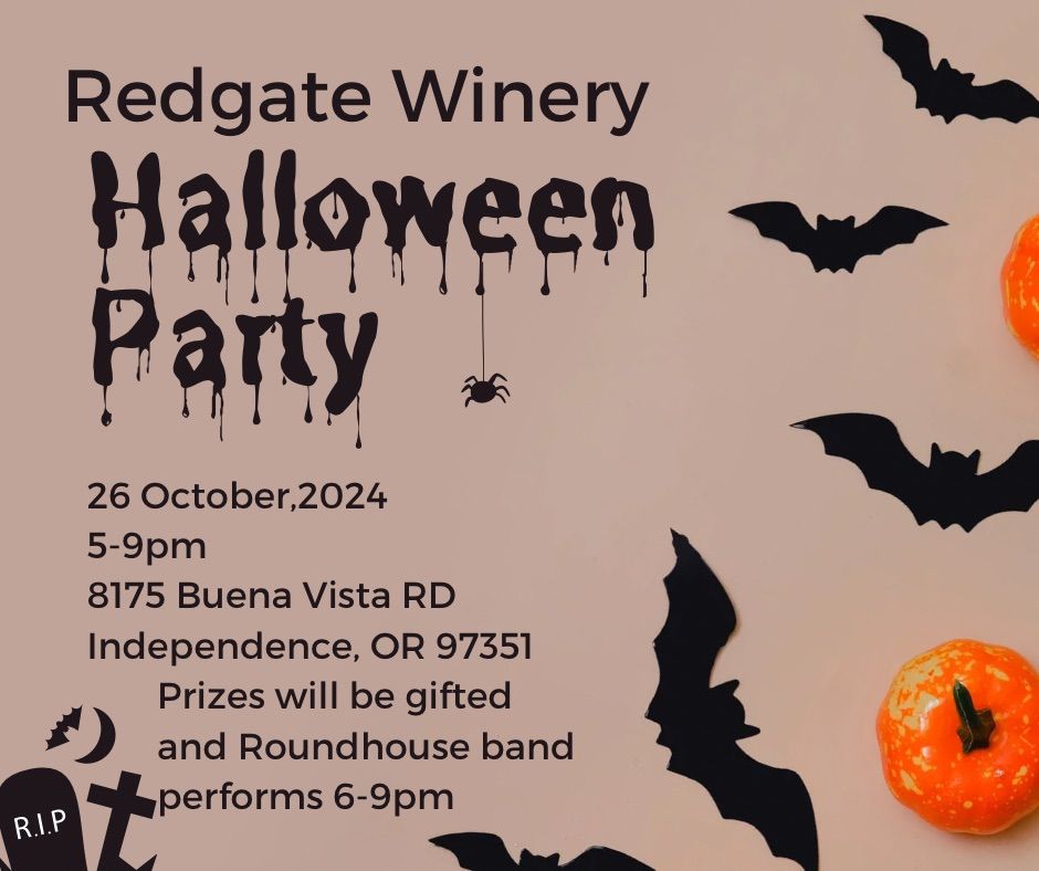 Halloween party with Roundhouse band at Redgate