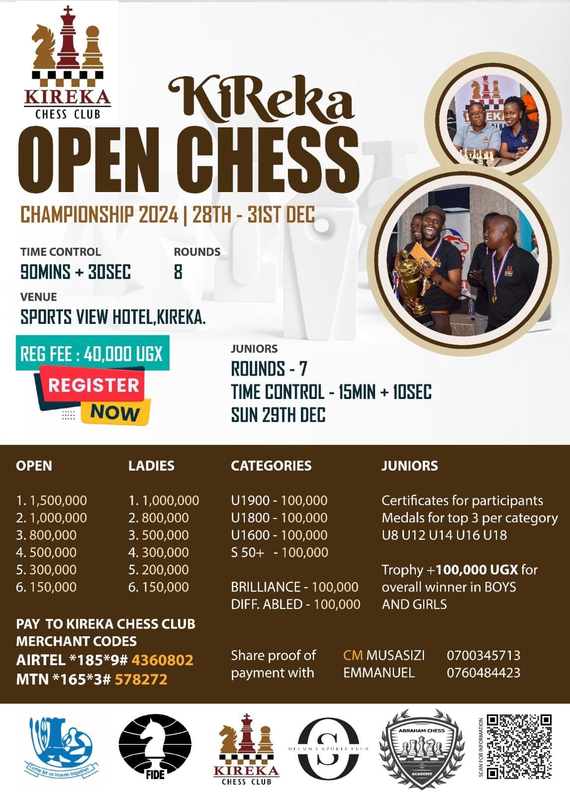 Kireka Open Chess Championship 2024