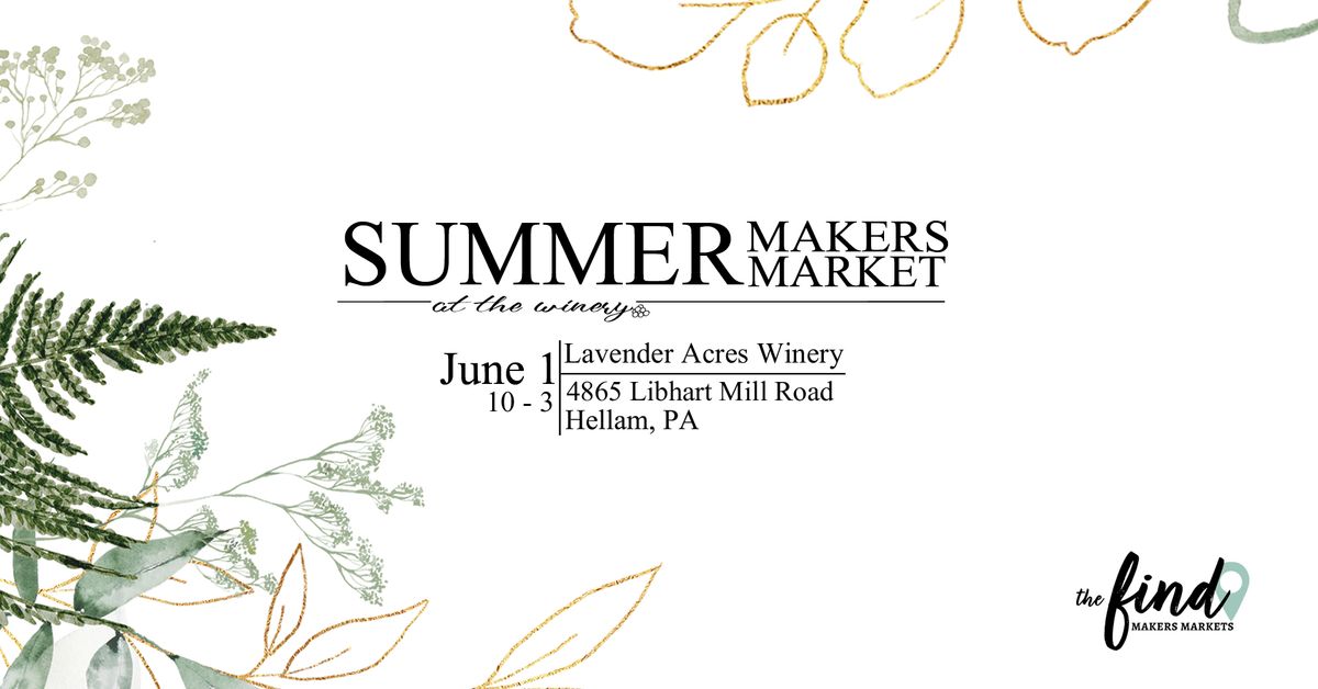 The Find Events: Summer Makers Market