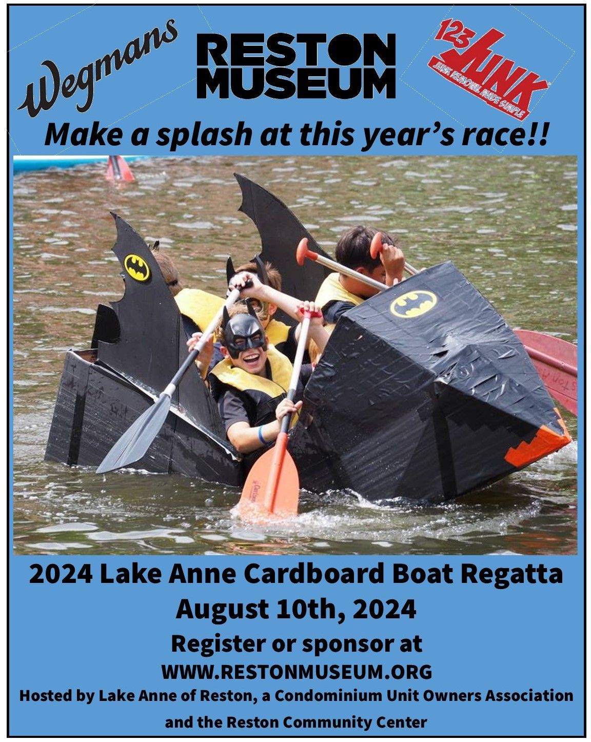 Lake Anne Cardboard Boat Regatta