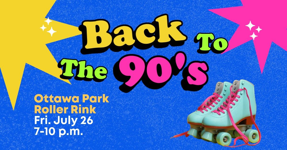 Back to the 90's Theme Night at the Roller Rink