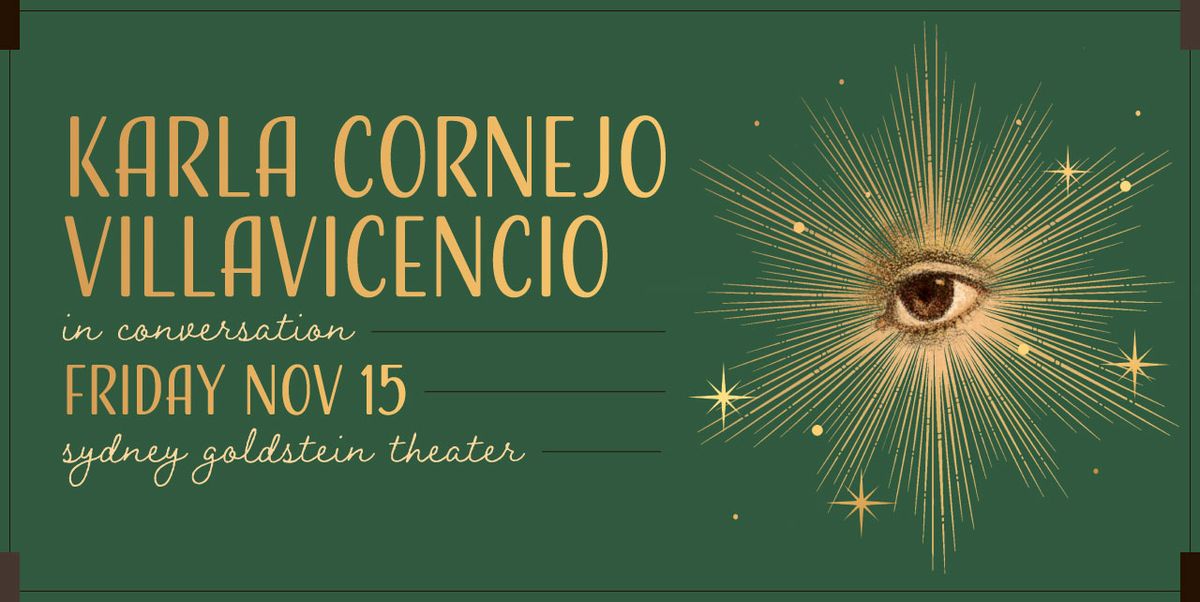 Karla Cornejo Villavicencio at Sydney Goldstein Theater