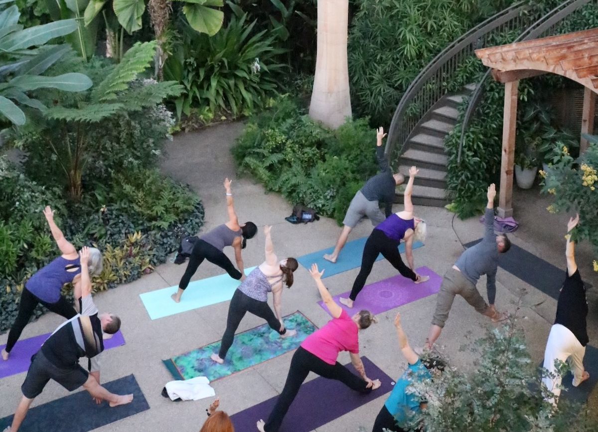 Yoga in the Garden