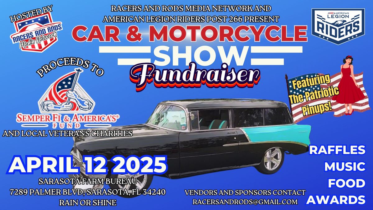 Sarasota Showdown Charity Car & Motorcycle Show with American Legion Riders Post 266