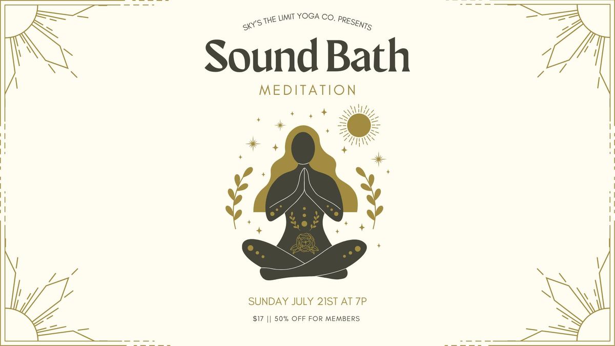 Sunday Night Sound Bath