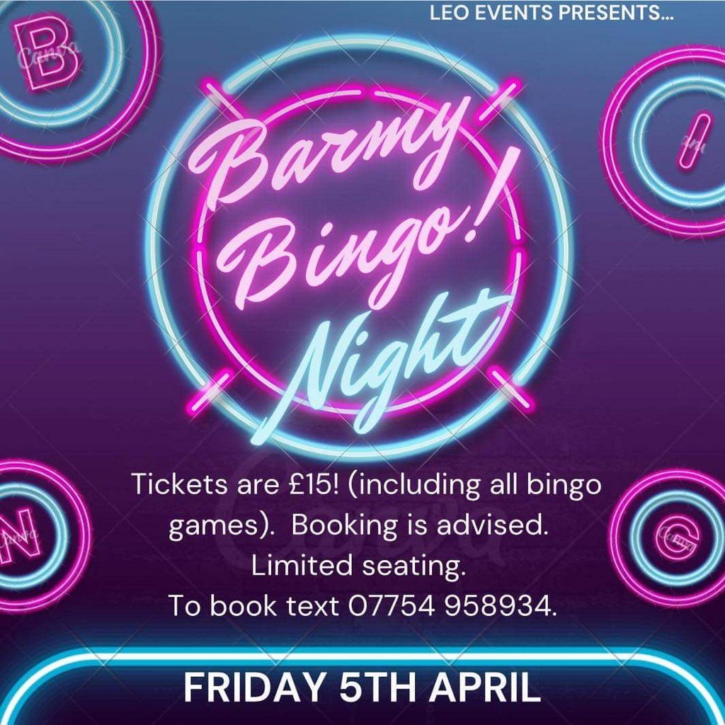 Barmy Bingo