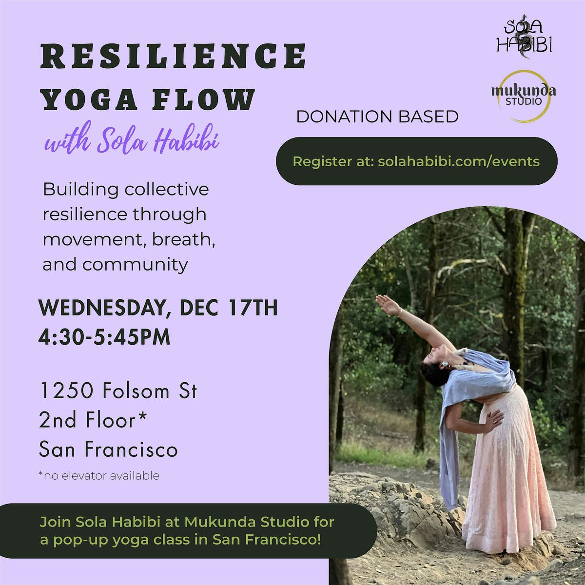 Resilience Flow Yoga at Mukunda Studio