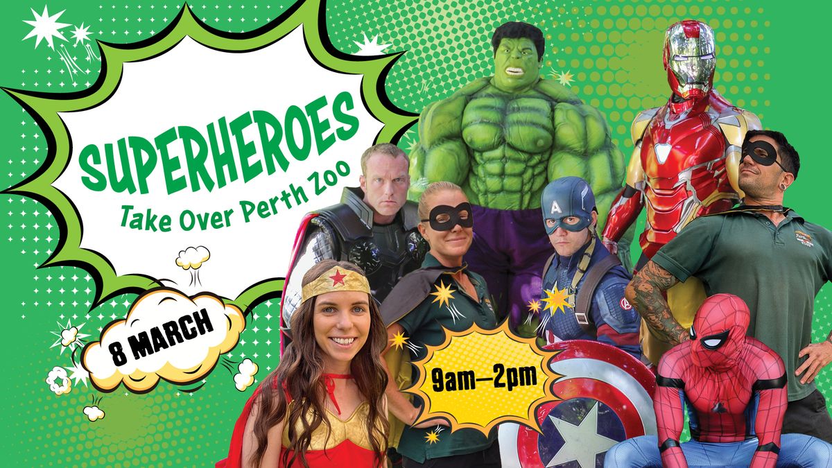 Superheroes Take Over Perth Zoo