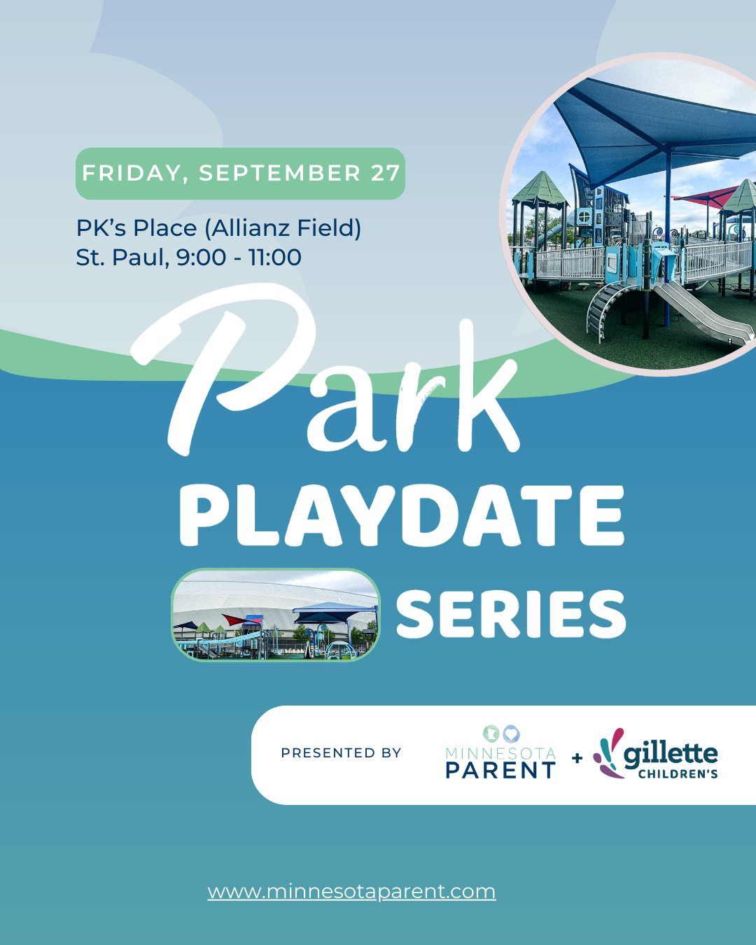 Park Play Date at PK's Place Playground at Allianz Field