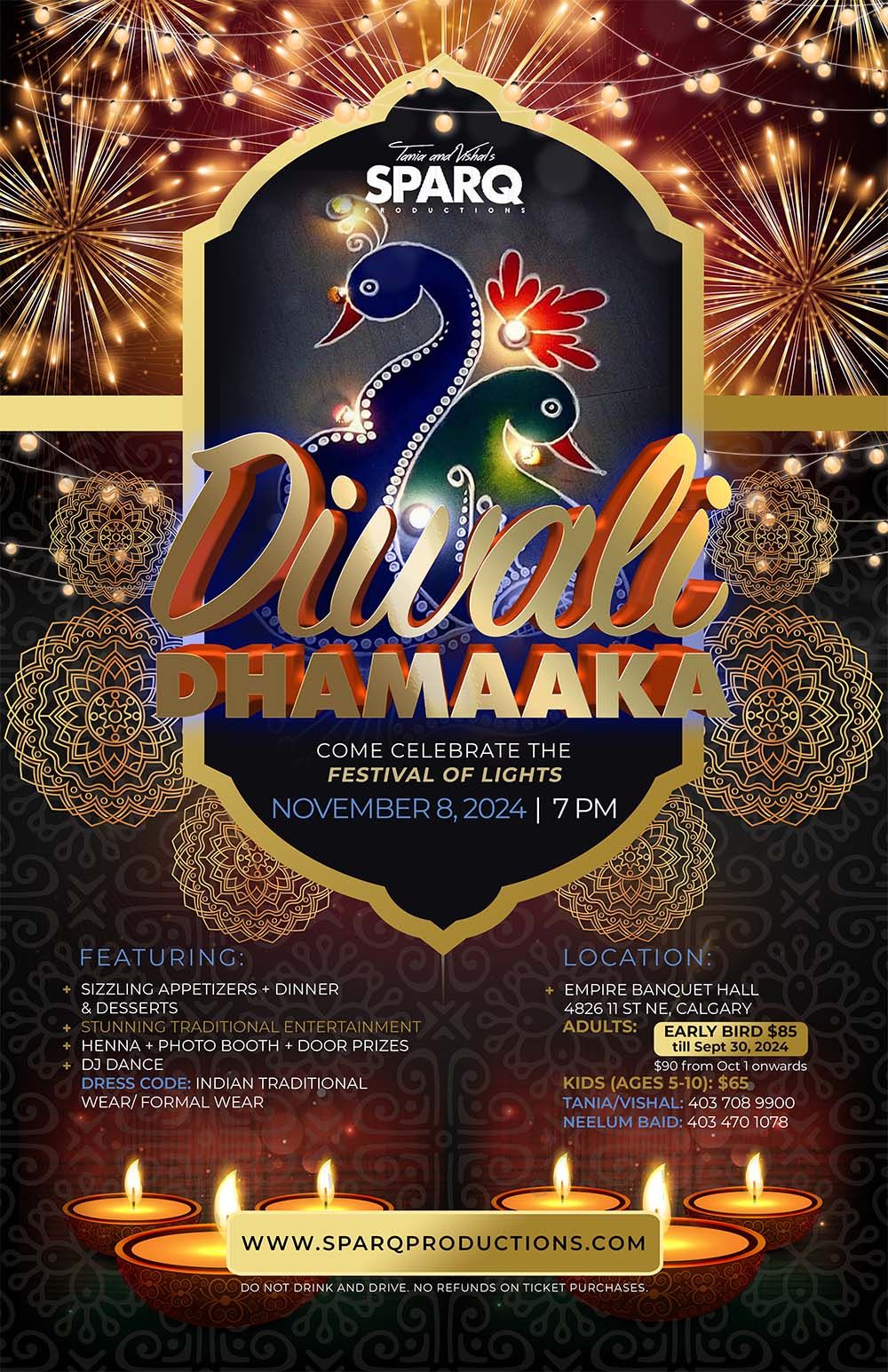 DIWALI DHAMAAKA - Dinner & Dance Gala